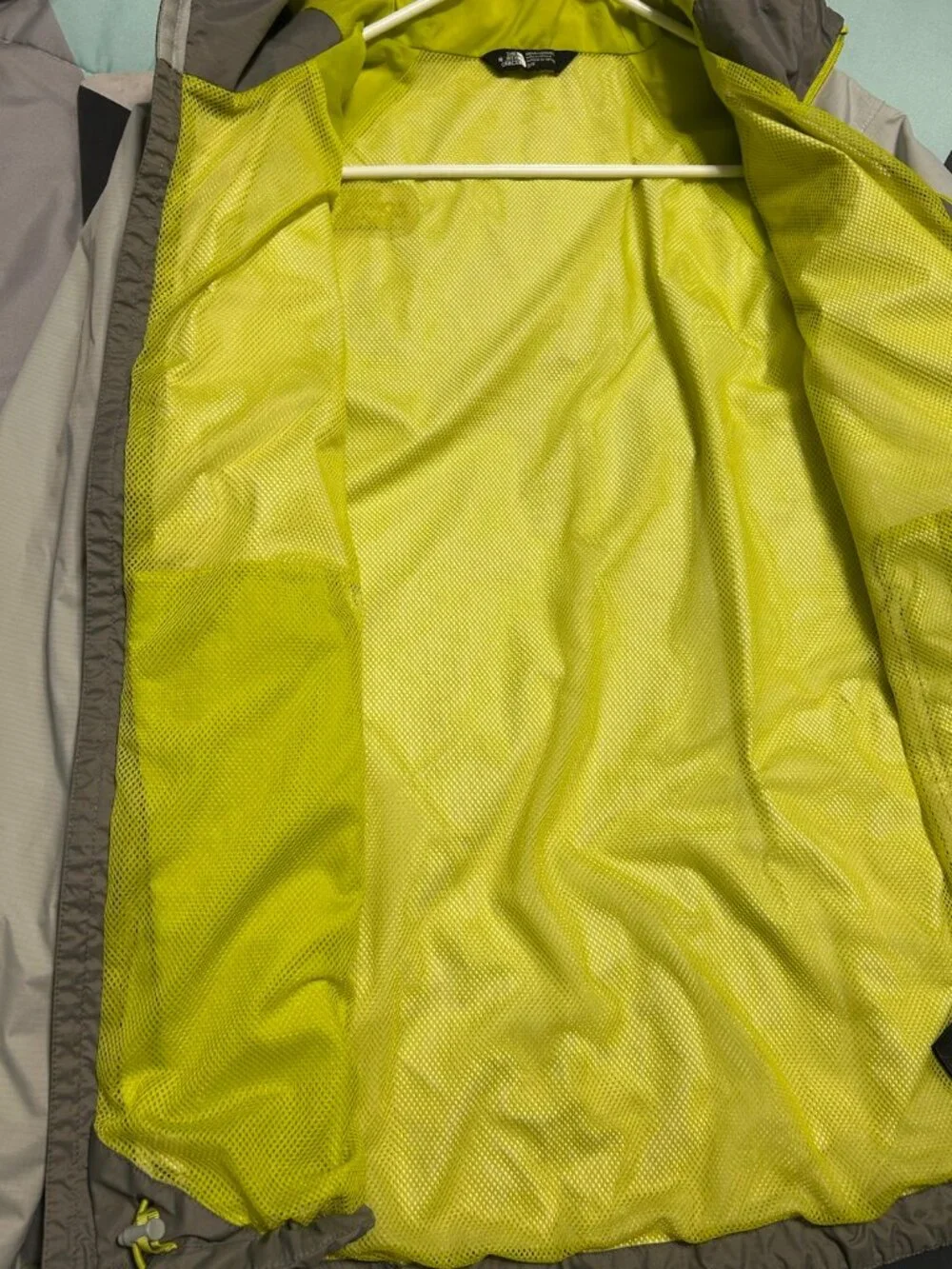 The North Face Color Block Hooded Windbreaker Waterproof Dry-Vent Shell Men's S